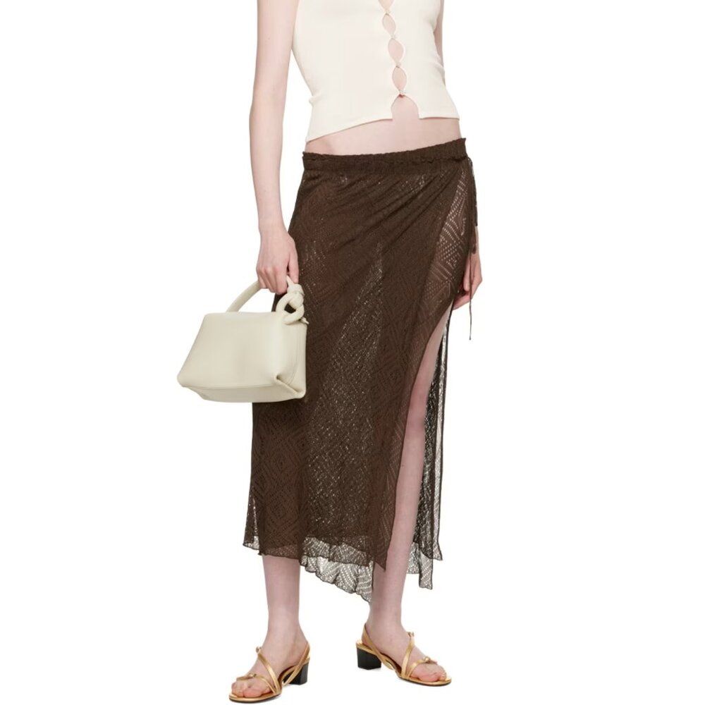 Gimaguas Brown Elena Midi Skirt